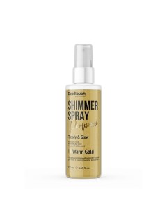 Спрей-шиммер парфюмированный для тела теплое золото Perfumed Shimmer Spray Depiltouch professional