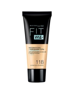 Тональный крем для лица "Fit Me", матирующий, скрывающий поры Maybelline new york