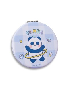 Зеркало складное "Panda paradise in hoop" с увеличением Ilikegift