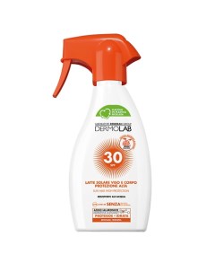 Солнцезащитное молочко для лица и тела Sun Milk High Protection Spf 30 Dermolab