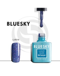 Гель лак Luxury Silver Блестящая феерия Bluesky