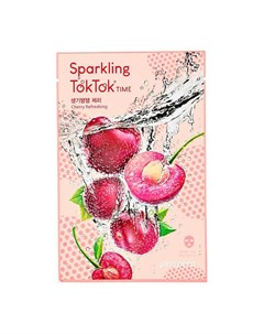 Маска для лица SPARKLING TOKTOK TIME с экстрактом вишни 18 Peripera