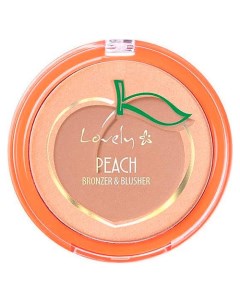 Румяна и бронзирующая пудра для лица PEACH BRONZER & BLUSHER Lovely