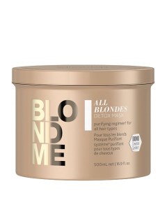 Маска детокс для всех типов волос блонд BLONDES DETOX MASK 500.0 Blond me