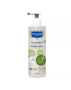 Органическая мицеллярная вода для лица и тела BIO Eau Micellaire 400.0 Mustela