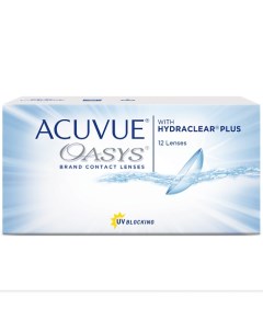 Двухнедельные контактные линзы OASYS with HYDRACLEAR PLUS 12 шт. Acuvue