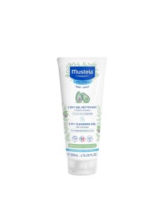 Детский гель для купания 2 in 1 Cleansing Gel для тела и волос 200 0 Mustela