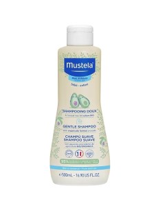 Нежный детский шампунь с экстрактом авокадо Bebe Gentle Shampoo 500.0 Mustela