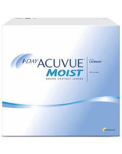 Однодневные контактные линзы 1-DAY MOIST with LACREON 180 шт. Acuvue