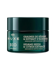 Маска-детокс для сияния кожи Bio Organic Sesame Seeds & Citrus Extract Radiance Detox Mask Nuxe