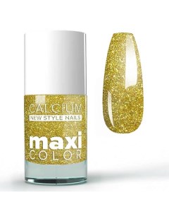 Лак для ногтей с кальцием MAXI COLOR Dia d`oro