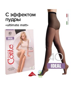 Колготки женские IDEAL 40 den р. 2, nero Conte elegant