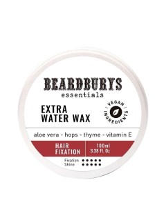 Воск для волос сильной фиксации Wax Extra Water Effect 100.0 Beardburys