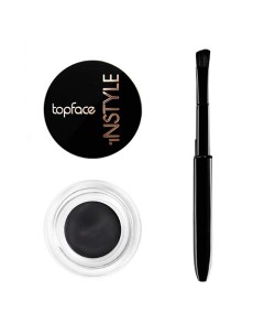 Подводка для глаз гелевая водостойкая с кисточкой Instyle Gel Eyeliner Topface