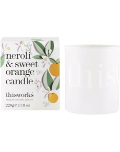 Ароматическая свеча Neroli & Sweet Orange С маслами нероли и сладкого апельсина 220.0 This works