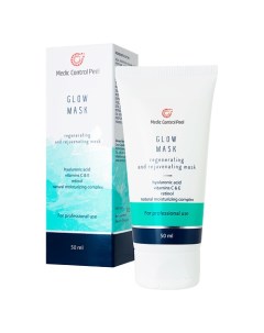 Маска для лица восстанавливающая, омолаживающая, после пилинга GLOW MASK 50.0 Medic control peel