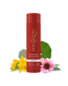 Гель для душа с кислотами против несовершенств кожи SOS Shower Gel 300.0 Skinphoria