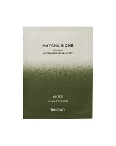 Увлажняющая маска с матчей и пробиотиками Matcha Biome low pH Hydrating Mask Sheet 30.0 Heimish