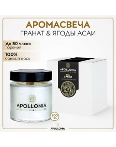 Ароматическая свеча POMEGRANATE & ACAI SPA CANDLE 200.0 Apollonia