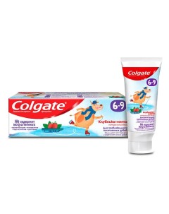 Зубная паста Детская КЛУБНИКА-МЯТА с фтором 6-9лет 60.0 Colgate