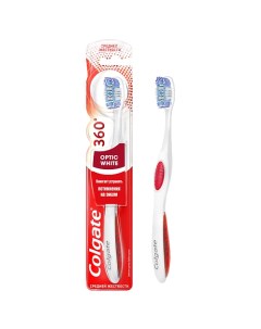 Зубная щетка 360 OPTIC WHITE средняя Colgate