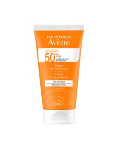 Солнцезащитный крем SPF 50+ без отдушек Very High Protection Fragrance-free Cream Avene