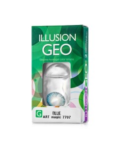 Цветные контактные линзы  GEO Magic blue Illusion