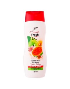 Крем-гель для душа Гуава и Гибискус с соком гуавы Exotic Fresh 500.0 Витэкс