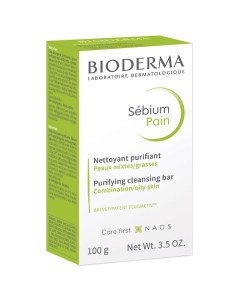 Мыло очищающее для жирной и комбинированной кожи лица и тела Sebium 100.0 Bioderma