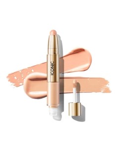 Консилер осветляющий Radiant Concealer and Brightening Duo Iconic london