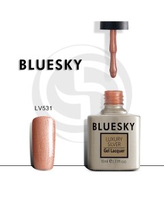 Гель лак Luxury Silver Шелковый платок Bluesky