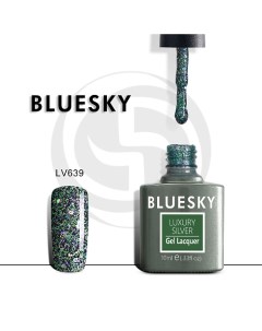 Гель лак Luxury Silver Новогодний маскарад Bluesky