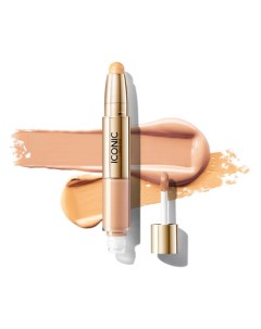 Консилер осветляющий Radiant Concealer and Brightening Duo Iconic london