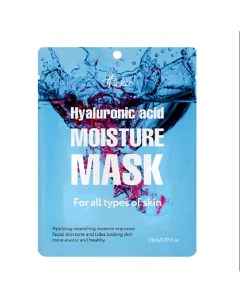 Маска-салфетка для лица с гиалуроновой кислотой, HYALURONIC ACID MOISTURE MASK 23.0 Thinkco