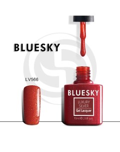 Гель лак Luxury Silver Шелковый платок Bluesky