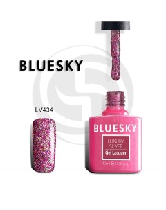 Гель лак Luxury Silver Новогодний маскарад Bluesky