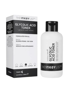 Отшелушивающий кислотный тонер Glycolic Acid Toner сужающий поры 100 0 The inkey list