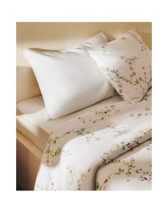 Пододеяльник с цветочным принтом 200 ниток перкаль 135 x 200 Zara home