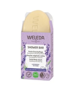 Кусковое мыло для душа Lavender + Vetiver 75.0 Weleda