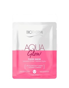 Тканевая маска Aqua Glow с витаминным комплексом для увлажнения и сияния кожи 31.0 Biotherm