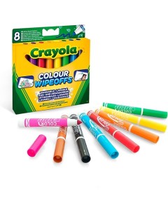 Стирающиеся фломастеры для белой доски Colour Wipeoffs 8.0 Crayola