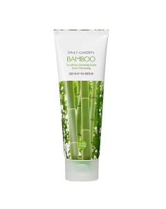 Очищающая пенка с бамбуком Daily Garden Bamboo Soothing cleansing foam from Damyang Holika holika