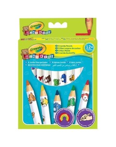 Набор цветных карандашей для малышей Mini Kids Jumbo Pencils Crayola