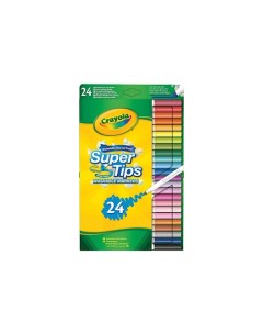 Смываемые фломастеры Supertips Washable 24 0 Crayola