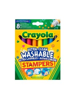 Смываемые фломастеры штампы Ultra Clean Stampers 8 0 Crayola