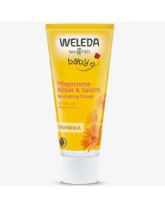 Питательный успокаивающий крем с календулой для лица и тела Baby Calendula 50.0 Weleda