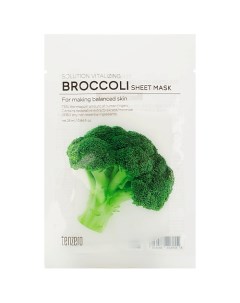 Маска для лица тканевая с экстрактом брокколи Solution Vitalizing Broccoli Sheet Mask Tenzero