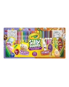 Набор ароматизированных карандашей и фломастеров Silly Scents Crayola