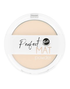 Пудра компактная для лица PERFECT MAT POWDER фиксирующая, матирующая Bell