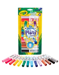 Смываемые мини фломастеры Pip Squeaks Mini Markers 14 0 Crayola